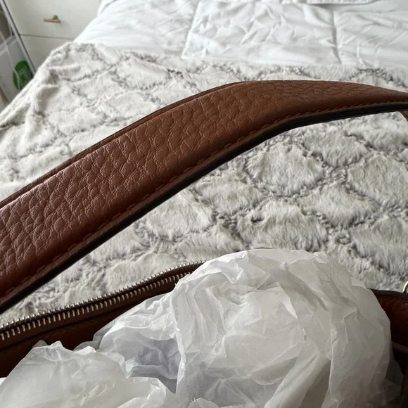 Kate Spade Cognac Leather Shoulder Bag - Picture 3 of 7